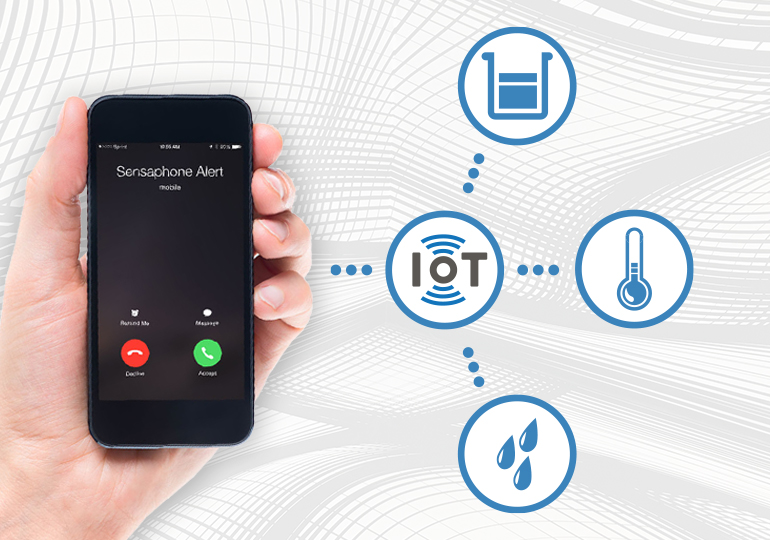 Server Room Temperature Monitoring with Sensaphone Devices