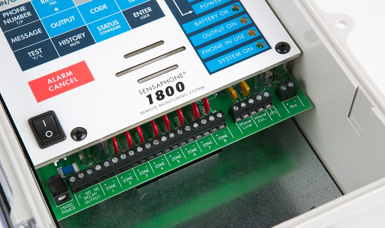 Server Room Temperature Monitoring with Sensaphone Devices